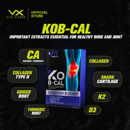 VITMINUTE KoB-CAL (15 / 30 Capsules) | Bone Strength Formula, Joint Support & Flexibility, Calcium + Vitamin D