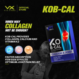 VITMINUTE KoB-CAL (15 / 30 Capsules) | Bone Strength Formula, Joint Support & Flexibility, Calcium + Vitamin D