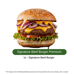 Signature Beef Burger Flava 