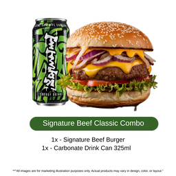 Signature Premium Beef Burger Flava