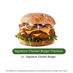 Signature Chicken Burger Flava 