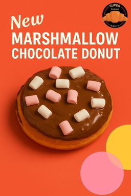 donuts nutella with marshmello