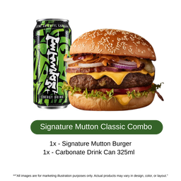 Signature Premium Mutton Burger Flava 