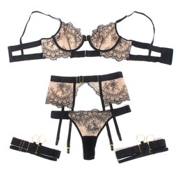 The Noir Collection- Noir Opulence  body suit