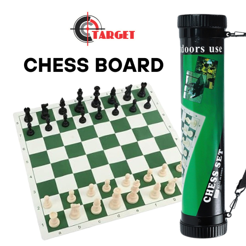 Chinese Chess Board Original Plastic Chess Set Cone with Shoulder Straps Travel_0
