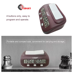 LEAP Professional Compact Chess Clock Original  Chess Timer
