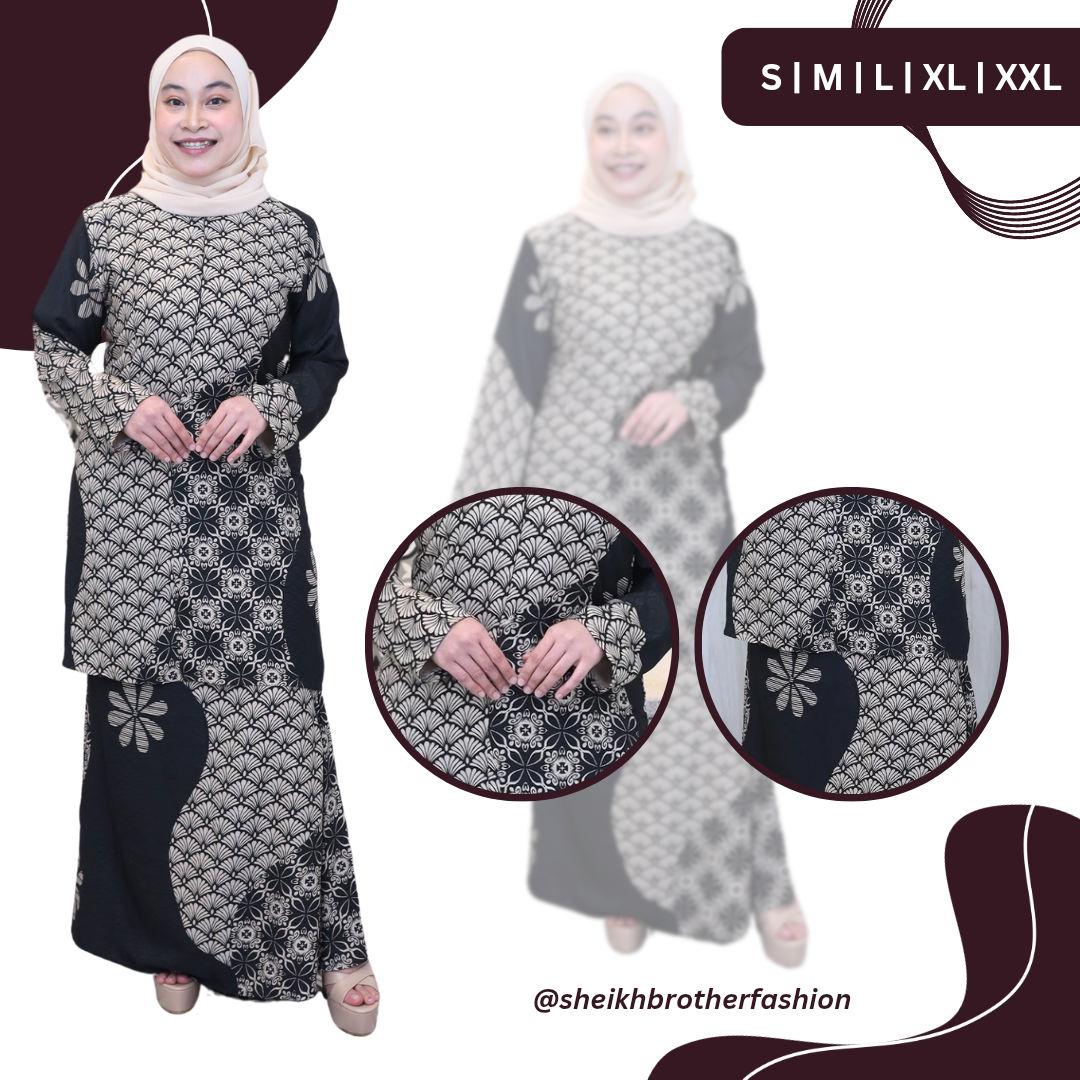 Sakura Bloom Baju Kurung_4