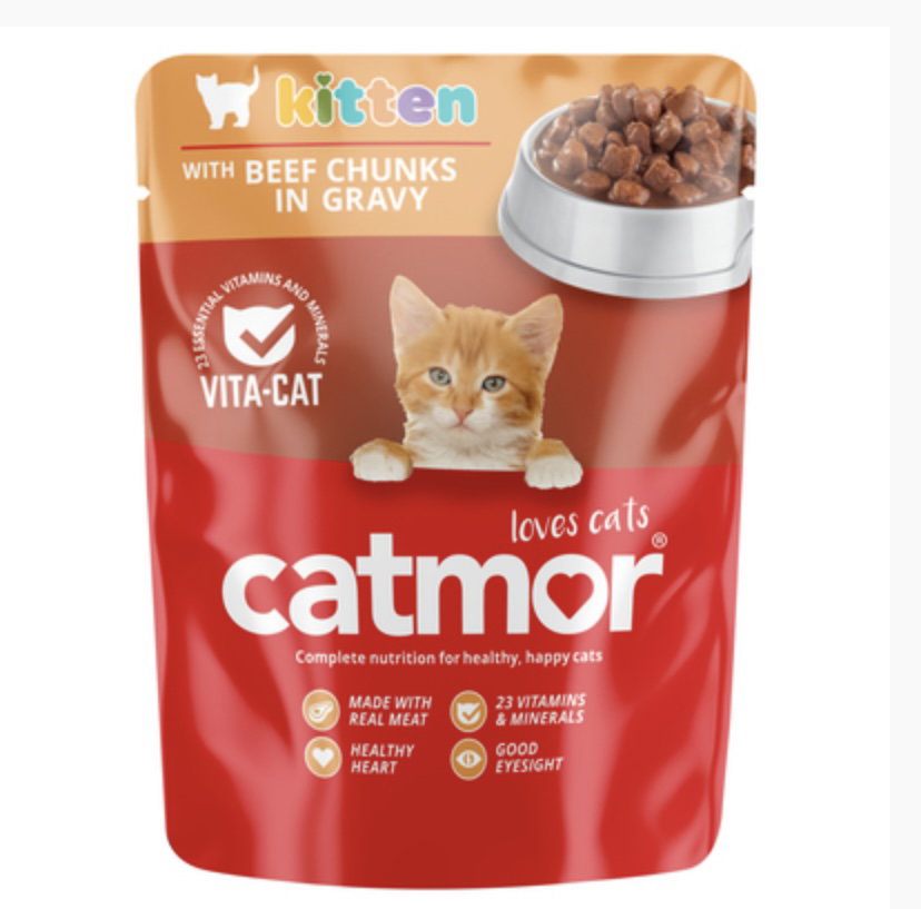 CATMOR KITTEN BEEF GRAVY 70g_0