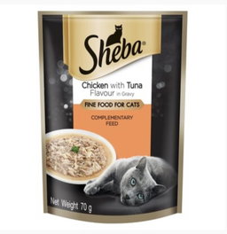 SHEBA POUCH CHICKEN & TUNA 70g