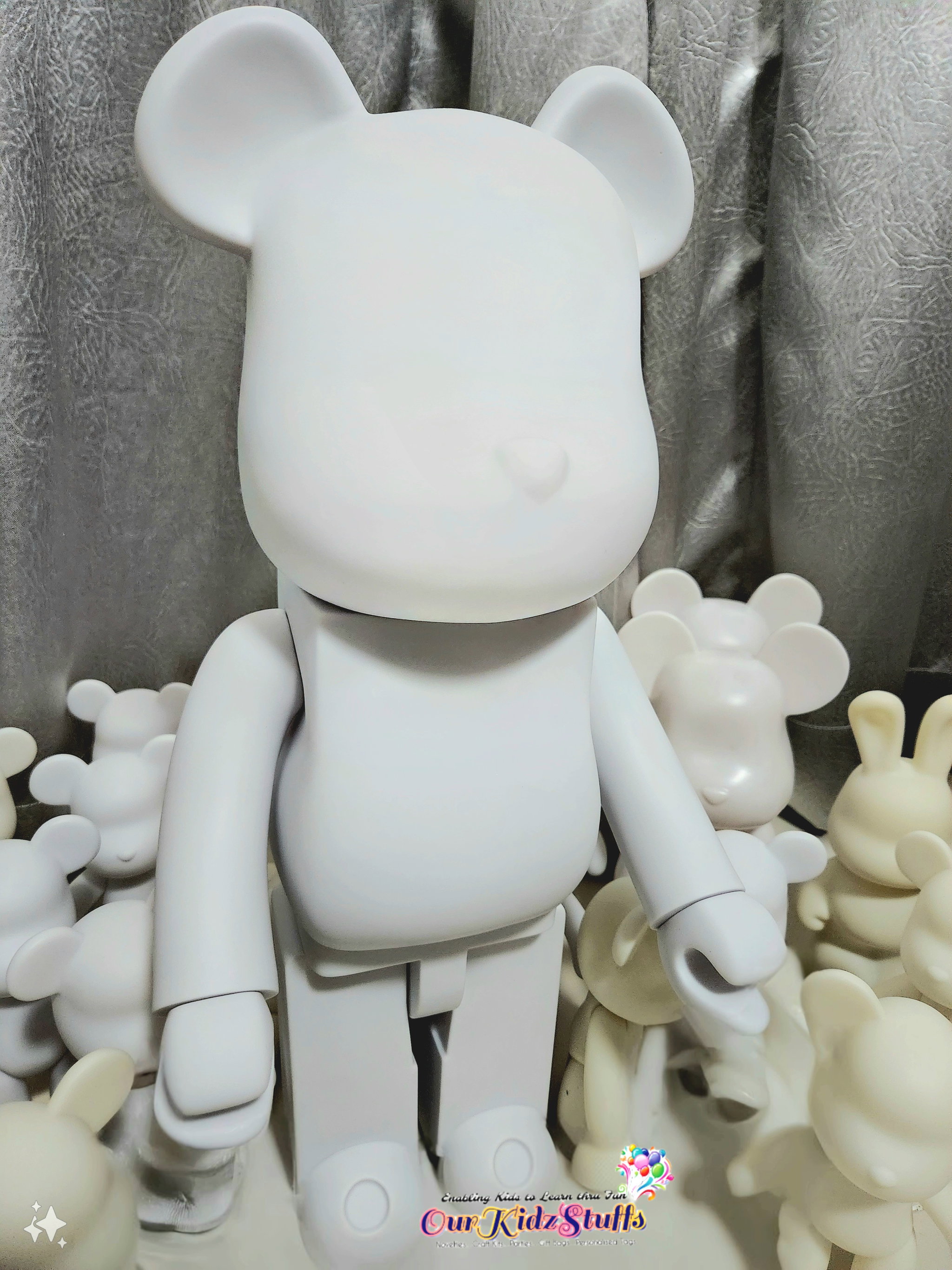 53cm DIY Pour Art Bearbricks Inspired (Large)_3