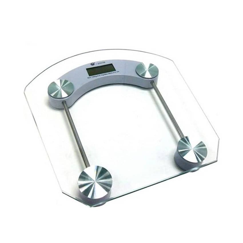Balance de Personne Digitale en Verre Trempé - 180 kg- Design et Précision pour Votre Bien-être_0