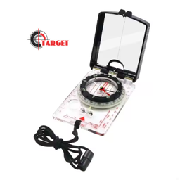Camping Orienteering Map Compasses with Adjustable Declination and Neck Strap 