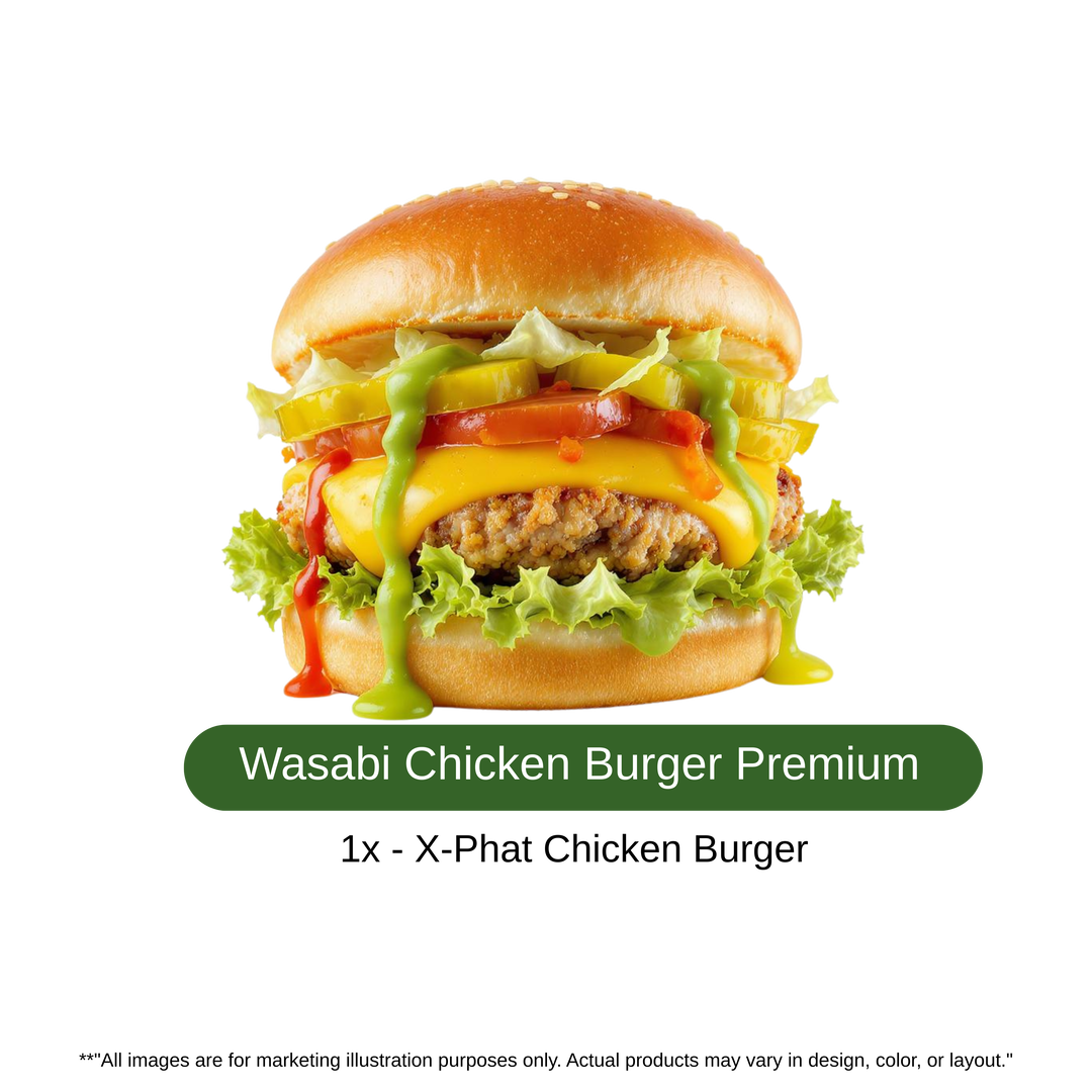Wasabi Chicken Burger Flava