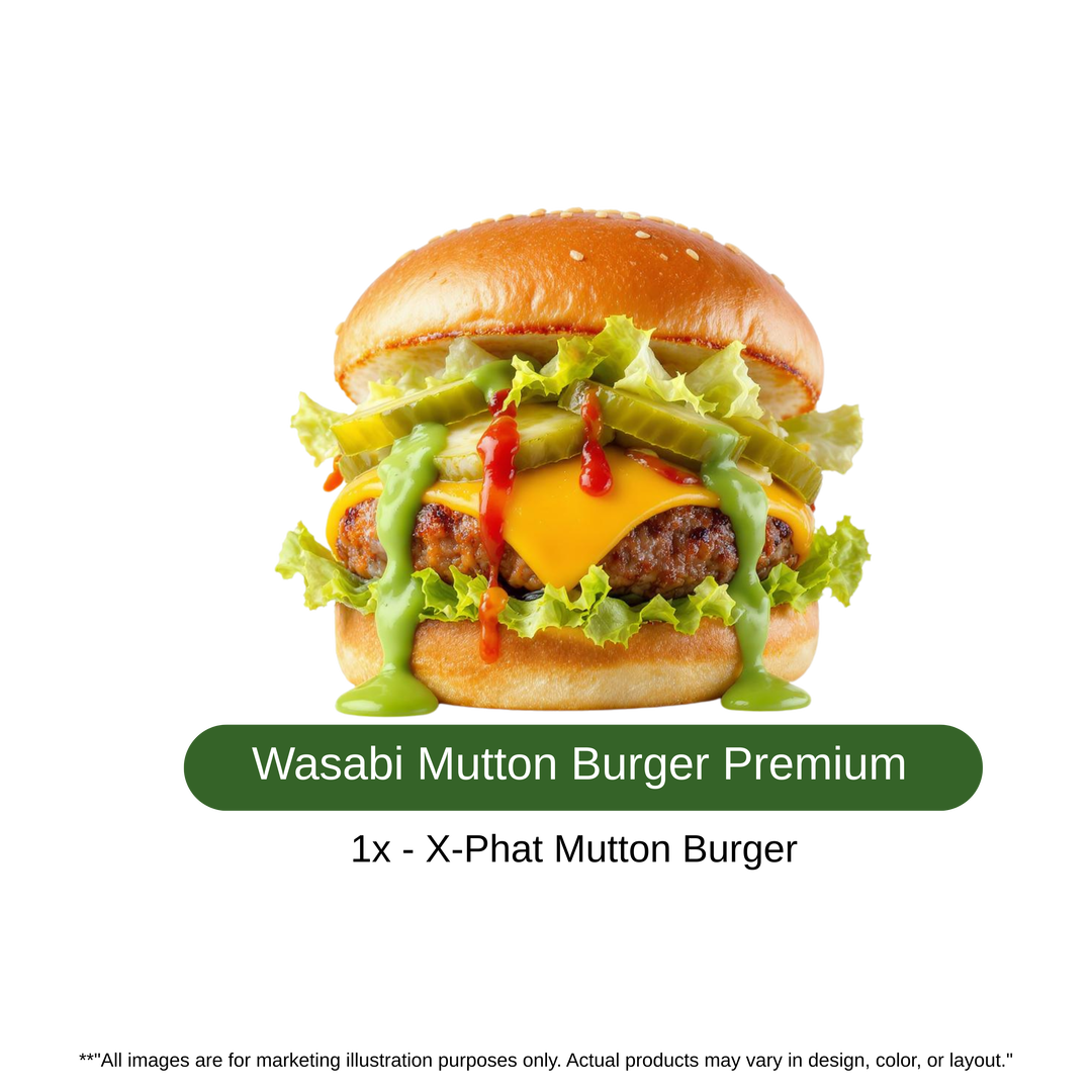 Wasabi Mutton Burger Flava
