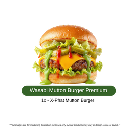 Wasabi Mutton Burger Flava