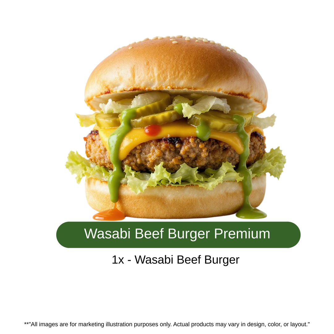 Wasabi Beef Burger Flava