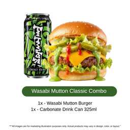 Wasabi Premium Mutton Burger Flava