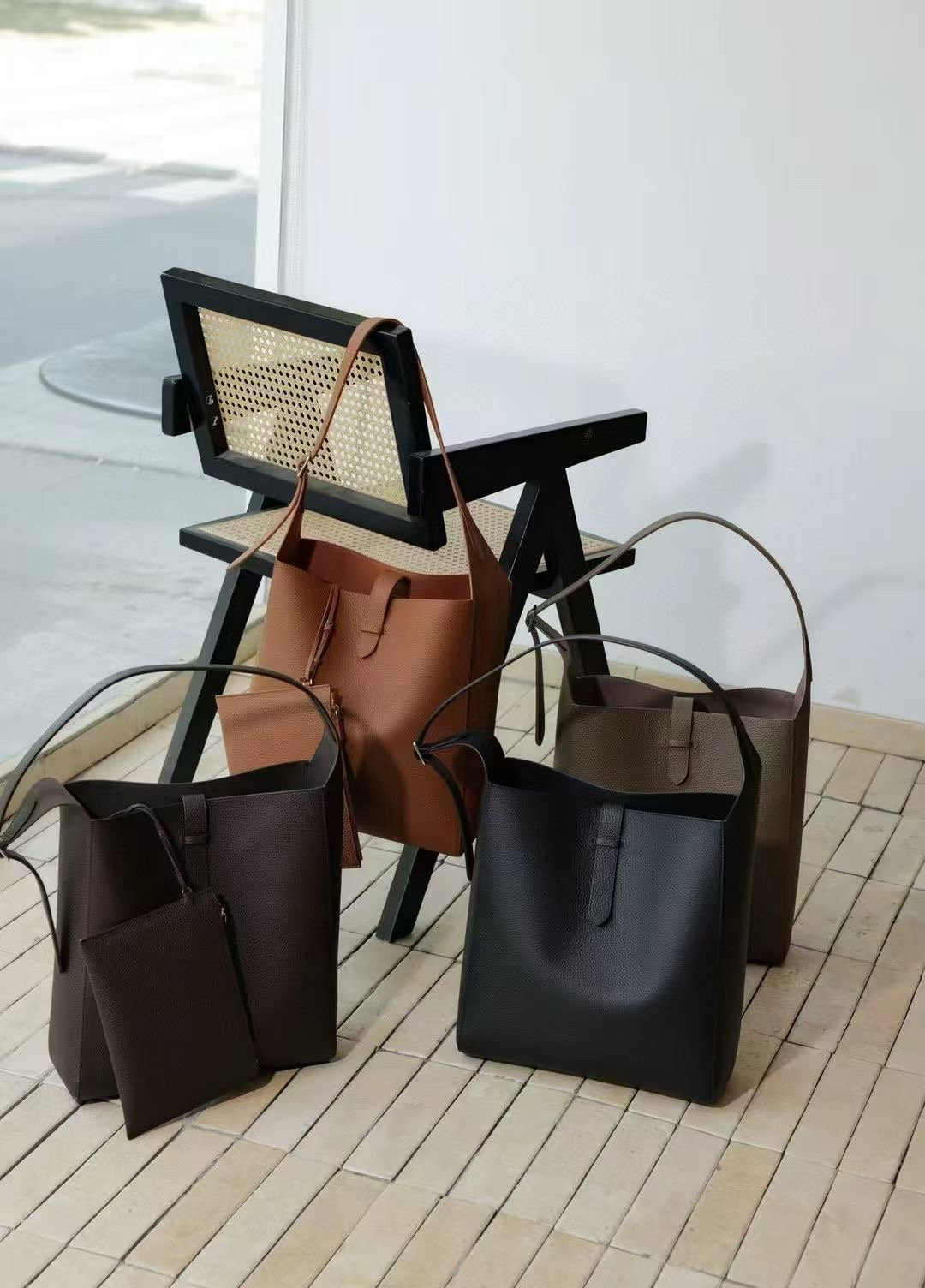  TR Tote Bag Calf Leather Self-manufactured_0
