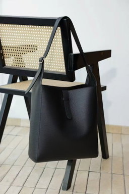  TR Tote Bag Calf Leather Self-manufactured