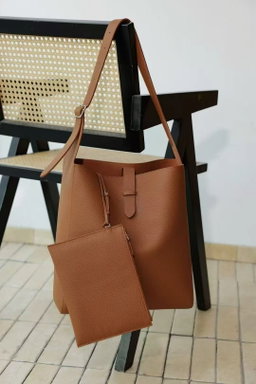  TR Tote Bag Calf Leather Self-manufactured