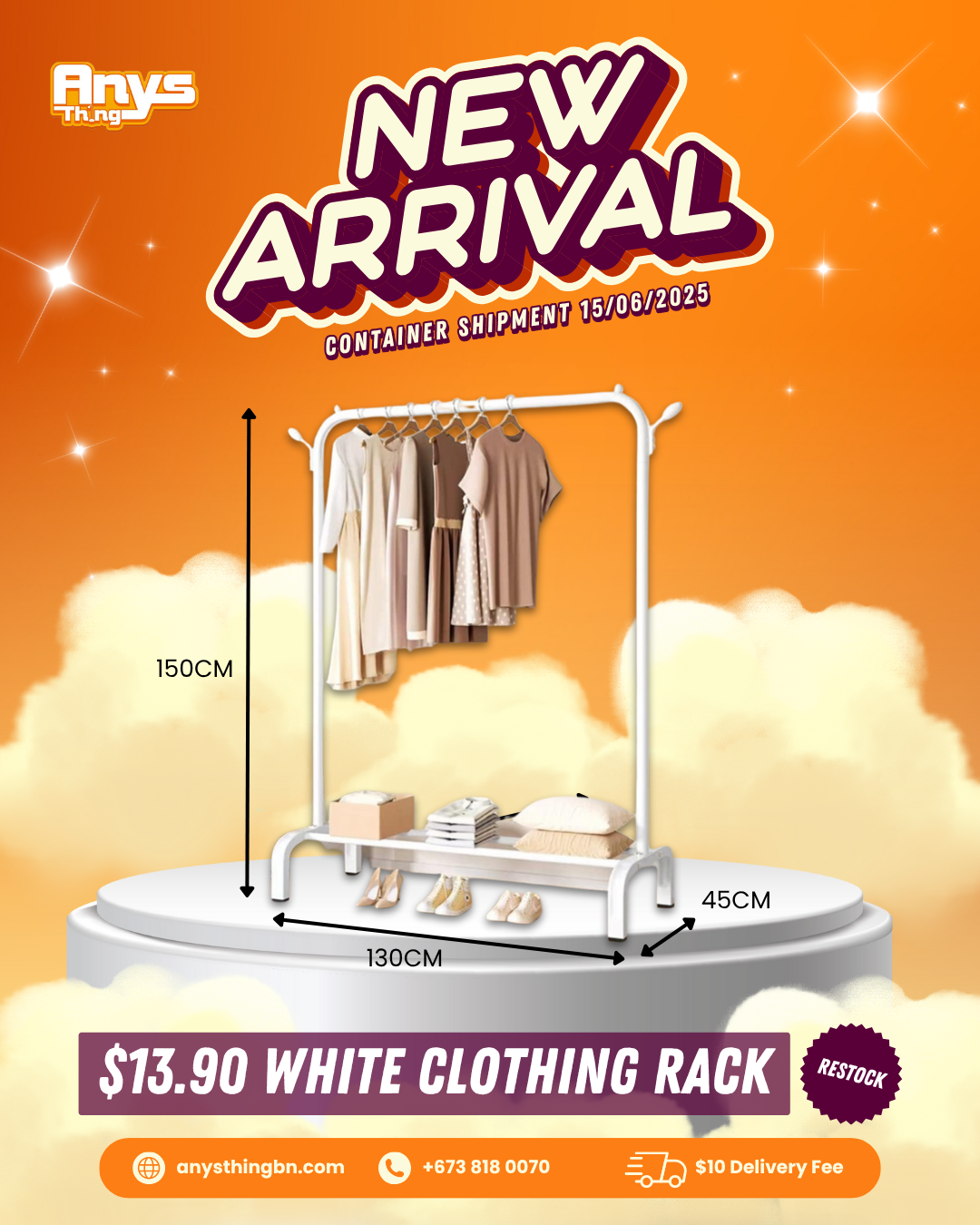 White Clothing Rack_0