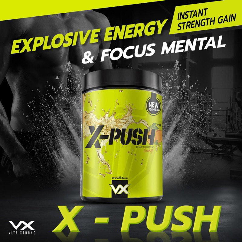 VITAXTRONG™ X-PUSH Pre-Workout Pro (41 Servings) | Energy • Focus • Endurance • Strength & Pump Performance Formula [VX]_10