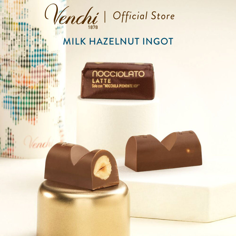MILK HAZELNUT INGOT (7PCS/100G)