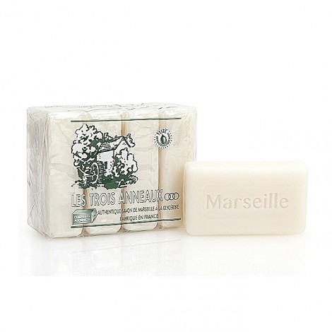 Savon De Marseille Les Trois Anneaux Bébé, 4*100g_0