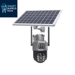 Caméra autonome solaire double objectif 4G/WIFI