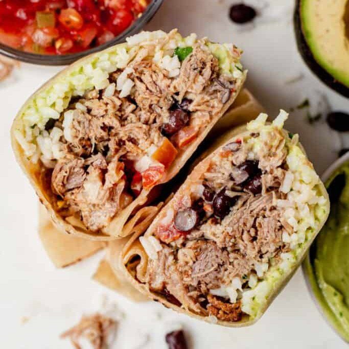 Burrito de carnitas