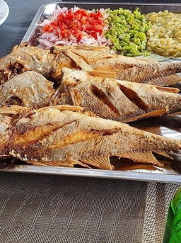 Attiéké poisson grillé 