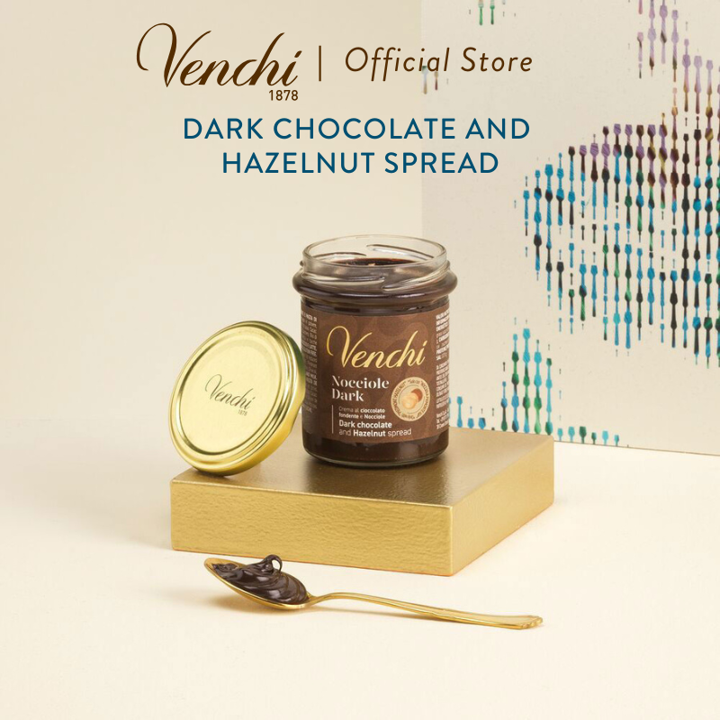 DARK CHOCOLATE AND HAZELNUT SPREAD 200G
