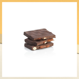 DARK CHOCOLATE BAR WITH TOASTED ALMONDS 100G