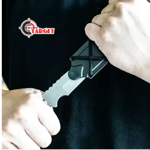 Fixed blade Pocket knife outdoor high hardness survival EDC knife multifunctional camping_2