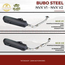 NVX V1 V2 BACK PRESSURE BUBO STEEL 