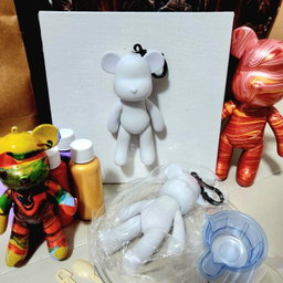 DIY Fluid Bear on Canvas Kit