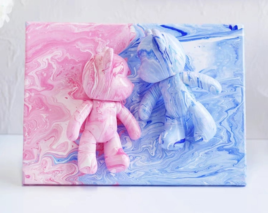 DIY Fluid Bear on Canvas Kit_0