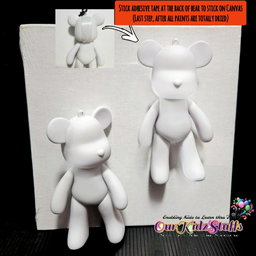 DIY Fluid Bear on Canvas Kit