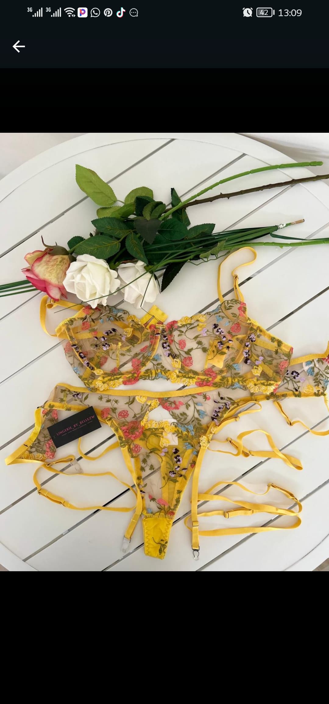 Yellow Floral Bodysuit