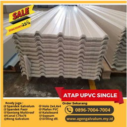 Atap Upvc Single Layar