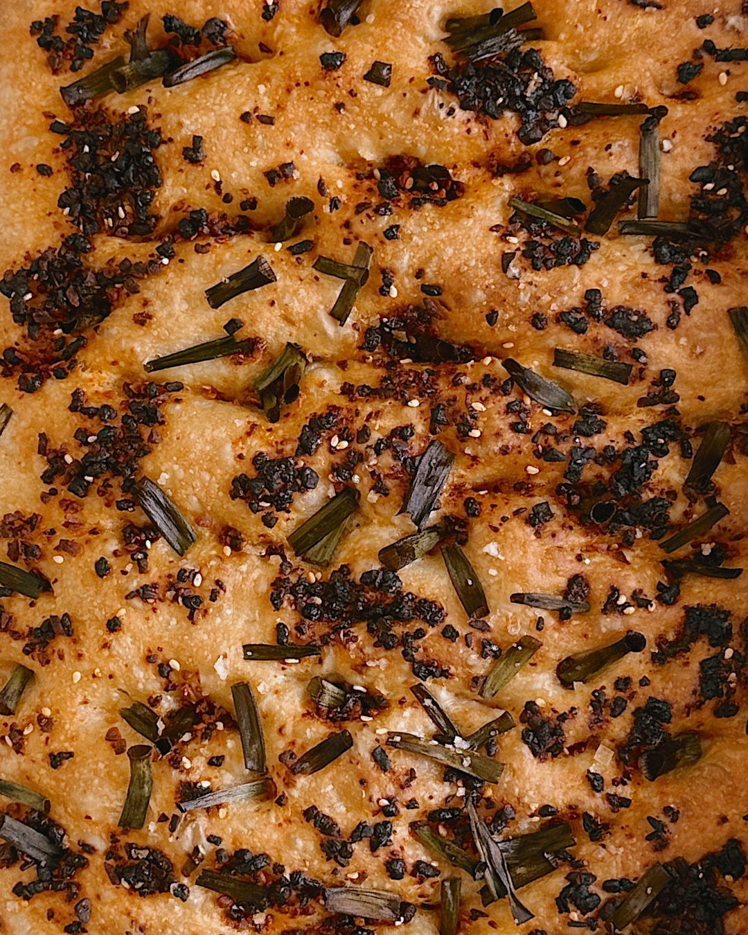 Chilli Oil & Spring Onion Sourdough Focaccia
