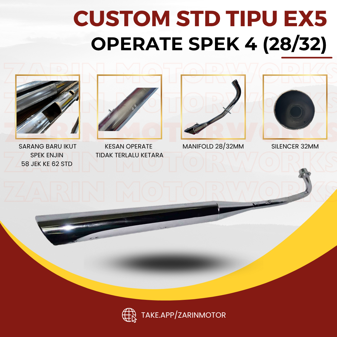 STD TIPU EX5 SPEK 4 28/32 - CUSTOM OPERATE