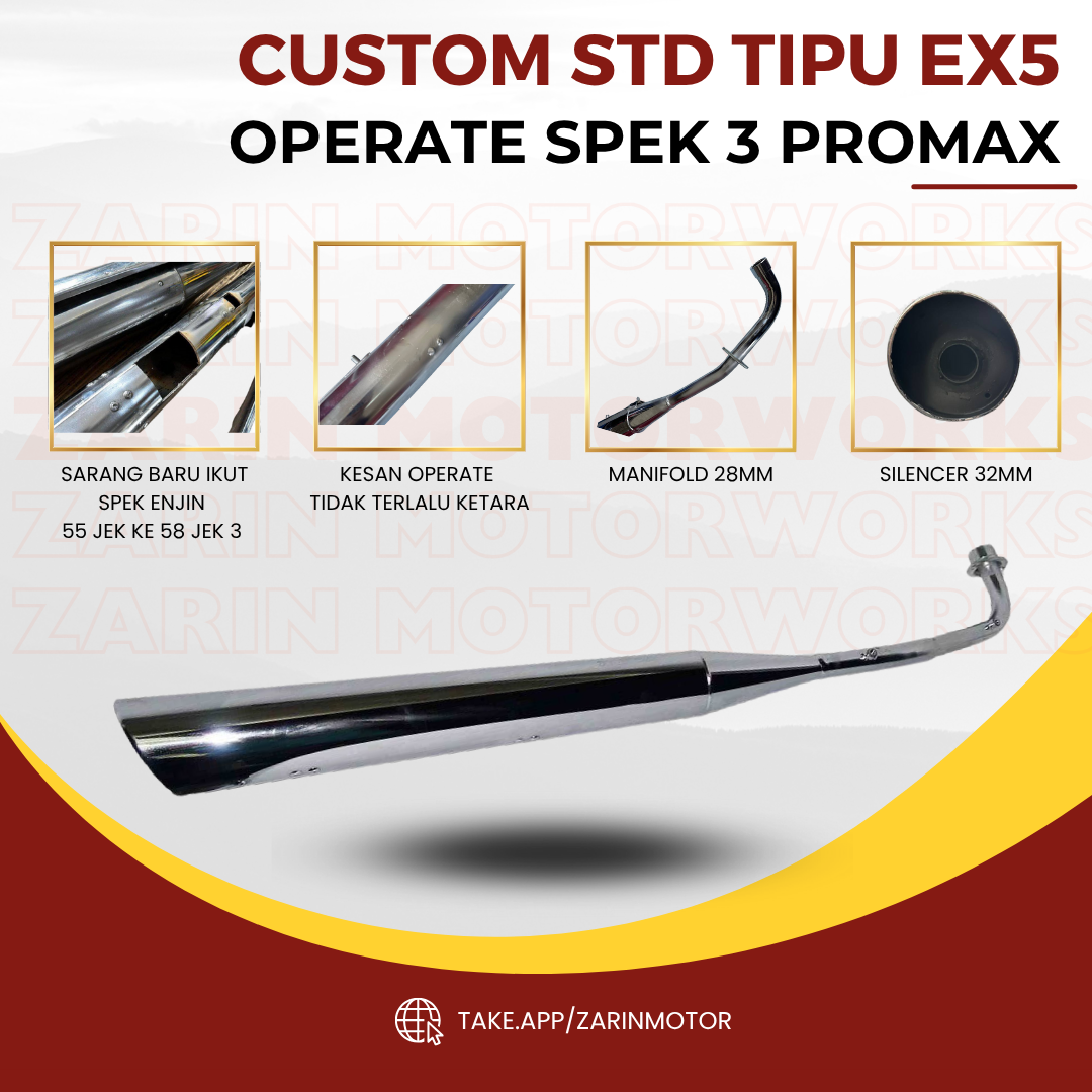 STD TIPU EX5 SPEK 3 PROMAX - CUSTOM OPERATE