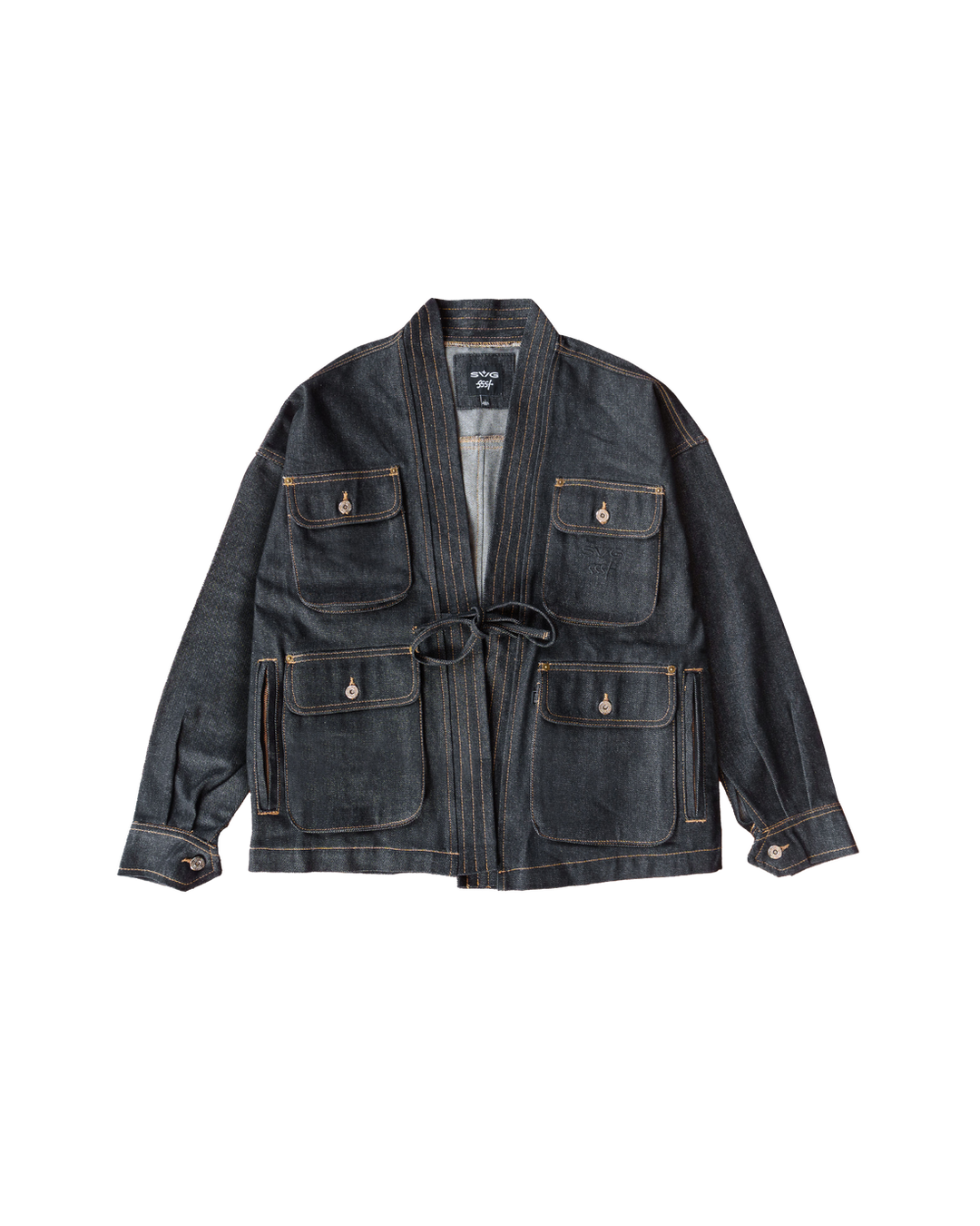 The Astral Furi Black Kimono Set