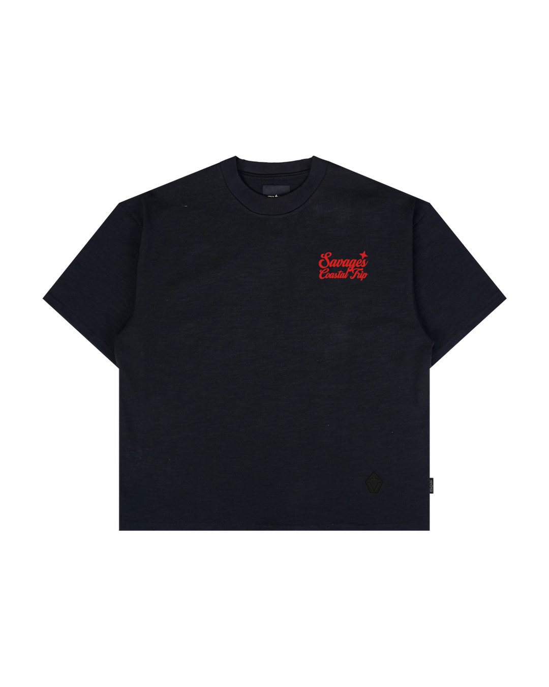 Coastal Trip Black Tee