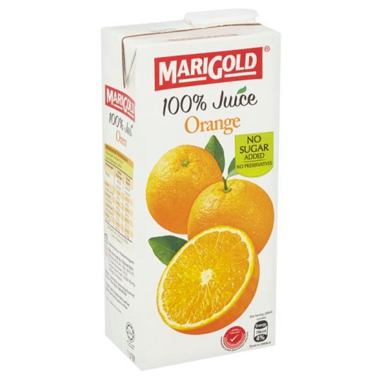 MARIGOLD 100% JUICE ORANGE 1L_0