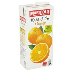 MARIGOLD 100% JUICE ORANGE 1L