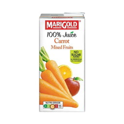 MARIGOLD 100% JUICE CARROT MIXED FRUITS 1L