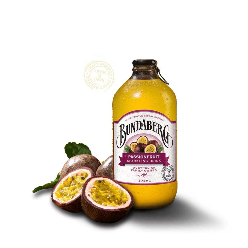 BUNDABERG PASSIONFRUIT SPARKLING DRINK 375ml