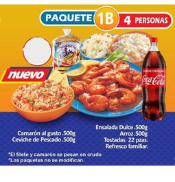 Paquete 1-B (4 personas)